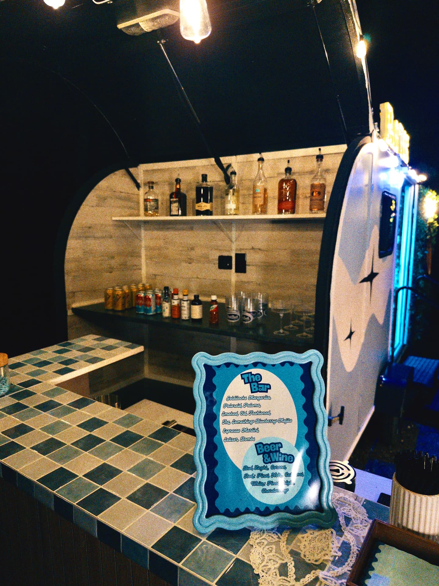 The Bar&Booth mobile bar in action at an event