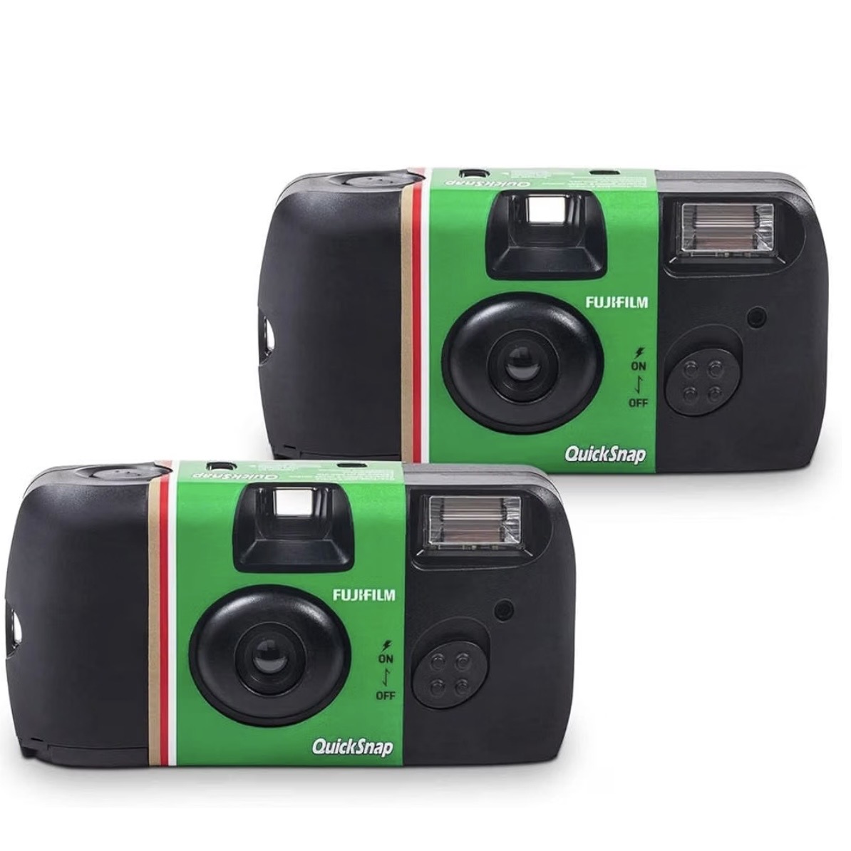 Two disposable film cameras